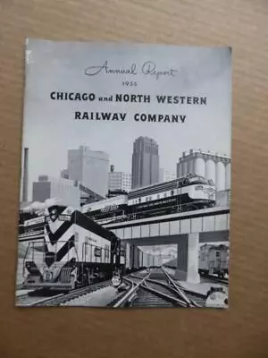 1955 Chicago And North Western Railway Co Annual Report Vintage Original CNW • $19.95