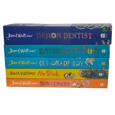 The World Of David Walliams 5 Books Collection Box Set Boy In The Dress & More • £17.49