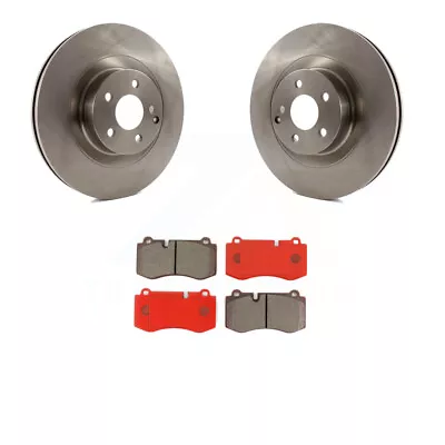 Front Rotors & Semi Metallic Brake Pad Kit For 2007-2013 Mercedes-Benz S550 • $148.45