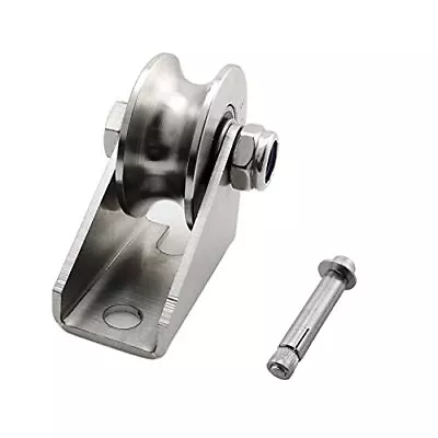 Detachable Oblique Stainless Steel V-Type Groove Sliding Wheel Roller Track Rail • $23.66