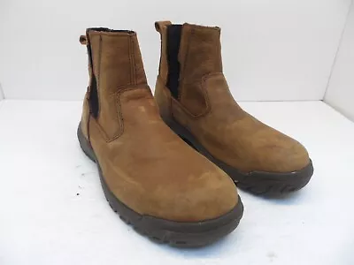 £50.87 • Buy CATERPILLAR Women's Slip-On Abbey Steel Toe CSA Work Boots Brown Size 7.5M