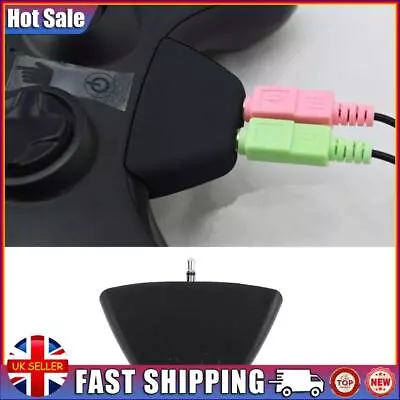 3.5mm Jack Micphone Earphone To 2.5mm Audio Adapter For Xbox 360 (Black) • £5.19