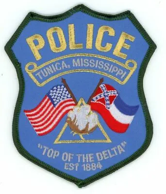 Mississippi Ms Tunica Police Nice Shoulder Patch Sheriff Green Border • $3.99