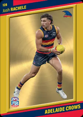 2024 Teamcoach Gold Card Adelaide Crows Josh Rachelle # 128 Code Unused • $3.50