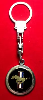 Vintage Sterling Silver 925 Italy Mustang Auto Car Keychain • $95