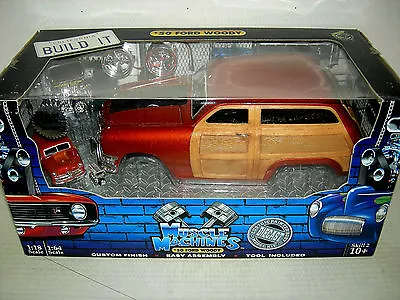 50 Ford Woody In Copper / Bronze Build It Kit Complete. Mib Muscle  Machine 1:18 • $99.99