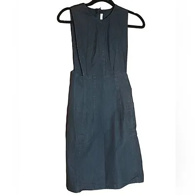Morgane Le Fay Black Pinstripe Jumper Dress Good Condition (xs) • $45