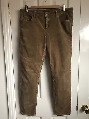 Women’s Gap Always Skinny Corduroy Trousers Tan 32 (UK 16) • £10