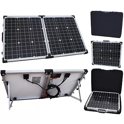 80W 12V Foldable Solar Panel Charging Kit For 12 Volt Battery Camper Caravan • £199.99