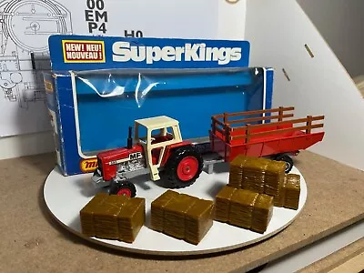 Matchbox K-35 Super Kings Massey Ferguson Tractor & Trailer  • $135