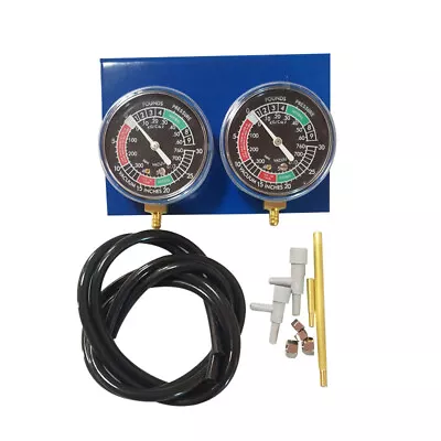 2x Cylinder Motorcycle Fuel Vacuum Carburetor Synchronizer Gauge Carb Sync Tool • $45.84