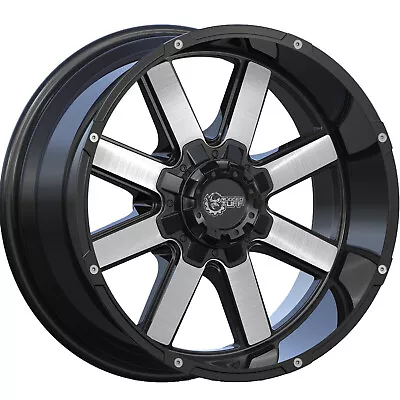 (4) 20  8x6.5 8x165.1 20x10 Wheels Rims Fits Chevy GMC Ram Dodge Ford Hummer -18 • $1049