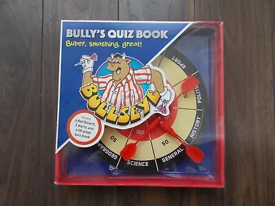 £6.99 • Buy Bullseye Bully's Quiz Book, Bully's Dartboard, 3 Darts, Super, Smashing, Great.