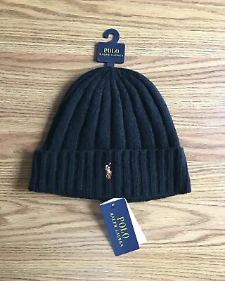 Polo Ralph Lauren Men's Wool Blend Ribbed Cuff Knit Beanie Hat (NWT) See Note • $33.99