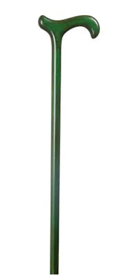 £26.50 • Buy Classic Canes Beech Derby Walking Stick, Jewel Green