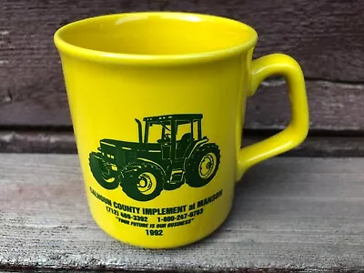 Vtg 1992 Calhoun County Implement Manson John Deere Coffee Cup Iowa • $33.88