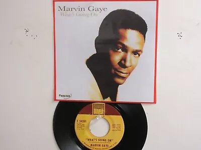 💥 ' MARVIN GAYE ' HIT 45 + PICTURE [What's Going On]   1971 !💥 • $15.99