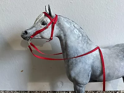 Breyer Traditional Size Bridle. Red Peter Stone Tack. Model Horse • $15