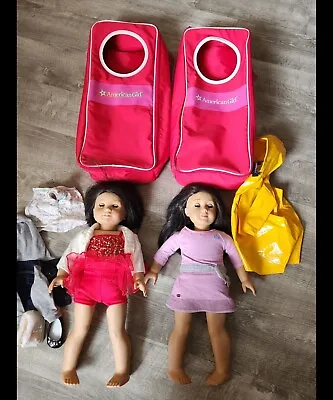 American Girl Doll LOT OF 2  Outfit  Accessory CARRING CASE • $130