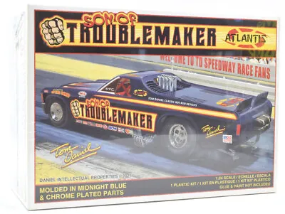 Atlantis Son Of Troublemaker Chevy El Camino Funny Car Dragster 1:24 Model M2204 • $22.99