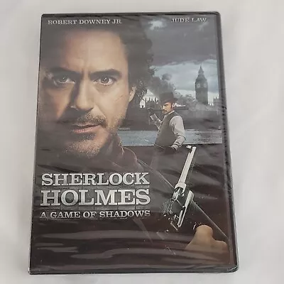 SHERLOCK HOLMES - A Game Of Shadows - DVD Robert Downey Jr NEW Sealed Region 1 • $2.55