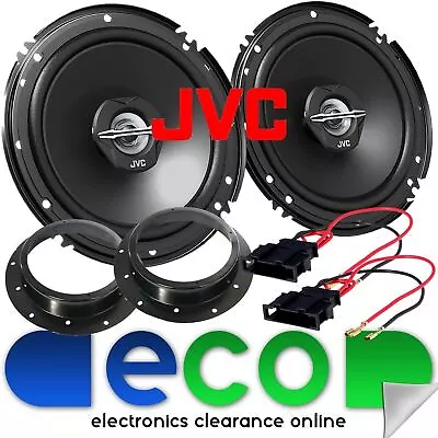 JVC 6.5 Inch Front Door Van Speakers Full Kit Fit VW Transporter T5 T5.1-03-14 • £44.95