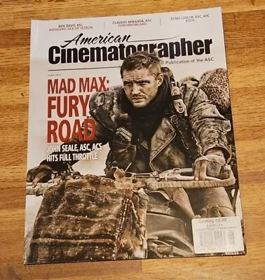 American Cinematographer June 2015 Mad Max Fury Road Avengers Age Of Ultron Eden • £5