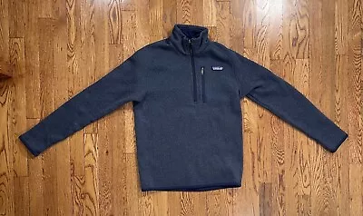Patagonia Fleece Jacket Sweater Long Sleeve Blue Half Zip Men’s Size XS • $30