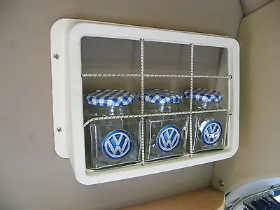 BLUE Storage Unit VW Type 2 Bay Window Camper Split Bus T2 Caravan Motorhome T25 • $24.65