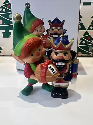 £9.99 • Buy North Pole Tree Trimmers 10th Christmas Tree Hallmark Keepsake Ornament NIB