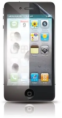 Iphone 4 4S Anti-Trace Screen Back Protective Film Kit Protection • £1.89