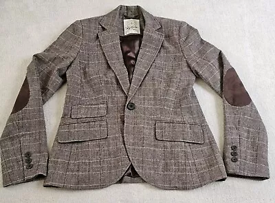 Highland Cottage Ladies Blazer Jacket Wool Size UK 12 Smart Casual Tweed  • £19.95