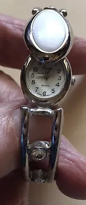  Xanadu Ladies Watch Has Concealed Face W/ Mother Of Pearl Stone   (1541)  • $12.75