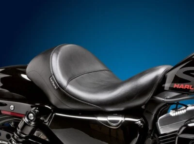 $269.99 • Buy Le Pera Aviator Smooth Solo Seat Low Profile 4.5 Tank Harley 2004+ XL Sportster