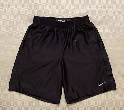 VTG NIKE Basketball Shorts Mens XL Black Pull On Y2k Gray Tag Gym Wear • $15