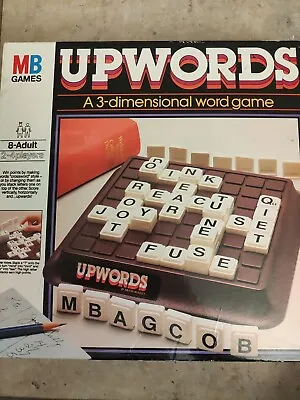 £9.99 • Buy Vintage UPWORDS Game MB Games 1985