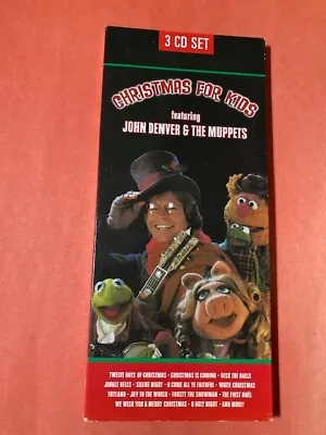 John Denver & The Muppets Christmas For Kids 3 CD Set • $10.20