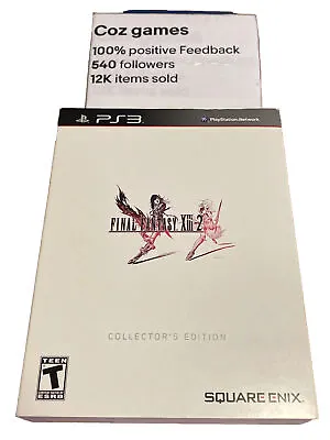 Final Fantasy Xiii-2 Collector's Edition For Ps3 Usa Release With Soundtrack • $80