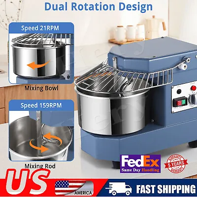 8Qt Commercial Electric Food Dough Mixer Countertop For Baking Bakery Pizza 450W • $435.59