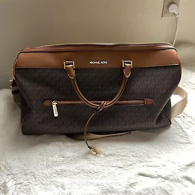 Michael Kors Jet Set Travel Women's Duffle Bag Extra Large - Brown (35T9GTFT3B) • $200