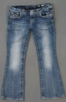 UL09477 **MISS ME** MID-RISE EASY BOOT CUT WOMENS JEANS Sz27 • $25