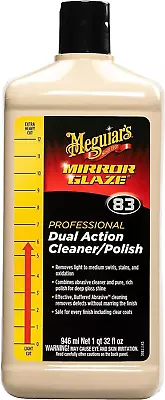 Meguiar's M8332 Mirror Glaze Dual Action Cleaner And Polish â€“ 32 Oz Bottle • $36.45