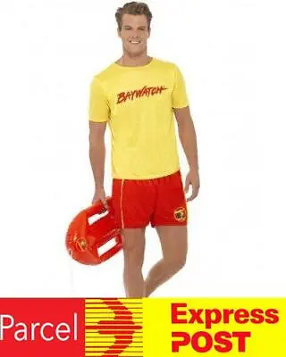 Baywatch Men's Beach Costume Party Top Short Licensed Costume Outfit • $51.45