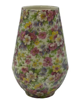 £81.90 • Buy James Kent Du Barry Fenton Bone China Flower Vase Floral Chintz Ribbed Look 7”
