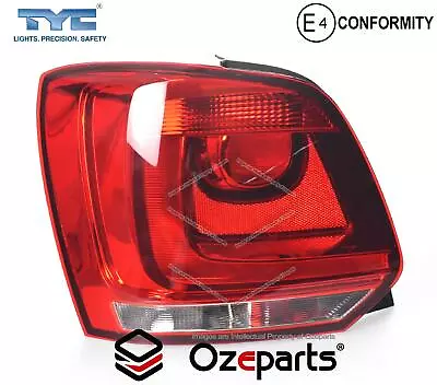 LH LHS Left Hand Tail Light Lamp For Volkswagen VW Polo Hatch 6R 2010~2014 • $53.33