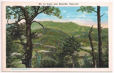 $8.95 • Buy SEVIER COUNTY TN Postcard MT. MOUNT LE CONTE Smoky Mts. Near KNOXVILLE TENNESSEE