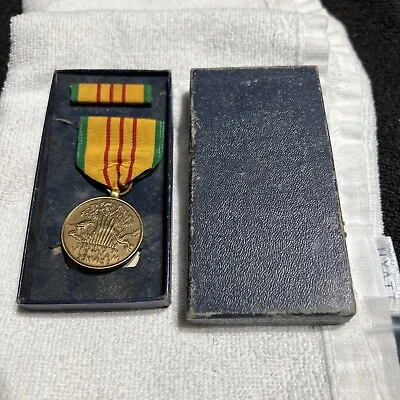 US Military - Vietnam Service Medal With Ribbon Bar (in Org. Box). Lot 42 • $14