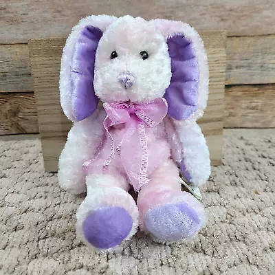 Purple Iridescent Floppy Bunny Rabbit Plush Bean Bag Stuffed Small Plushland • $8.95