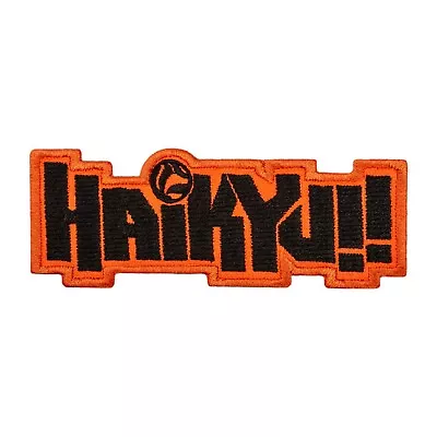 Haikyuu Patch Anime Volleyball Emblem Haikyu Embroidered Logo 4.4x1.7 Inches • $4.99