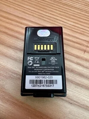 Microsoft Xbox 360 Black Rechargeable Battery Pack • $6.99